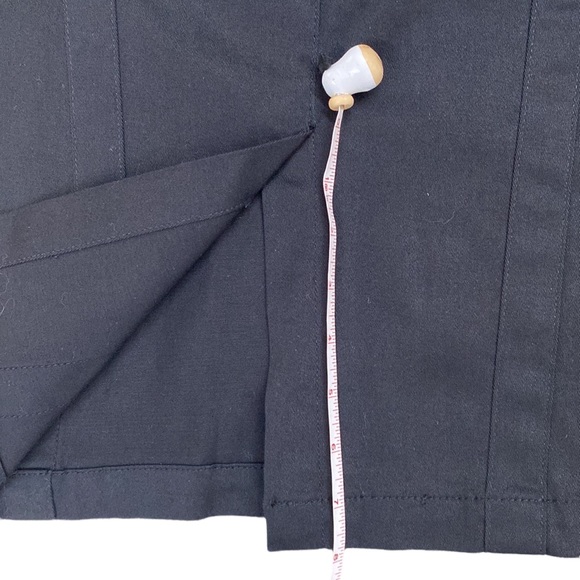 BNWOT Dickies Pencil Skirt, Beautiful Detailing! Slit up back, Black - Picture 9 of 16